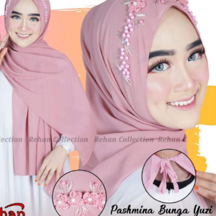 Sale PASHMINA PAYET MUTIARA PASHMINA BUNGA YUZI HIJAB PASMINA PAYET PASHMINA TALI CERUTY BABYDOL ,,,