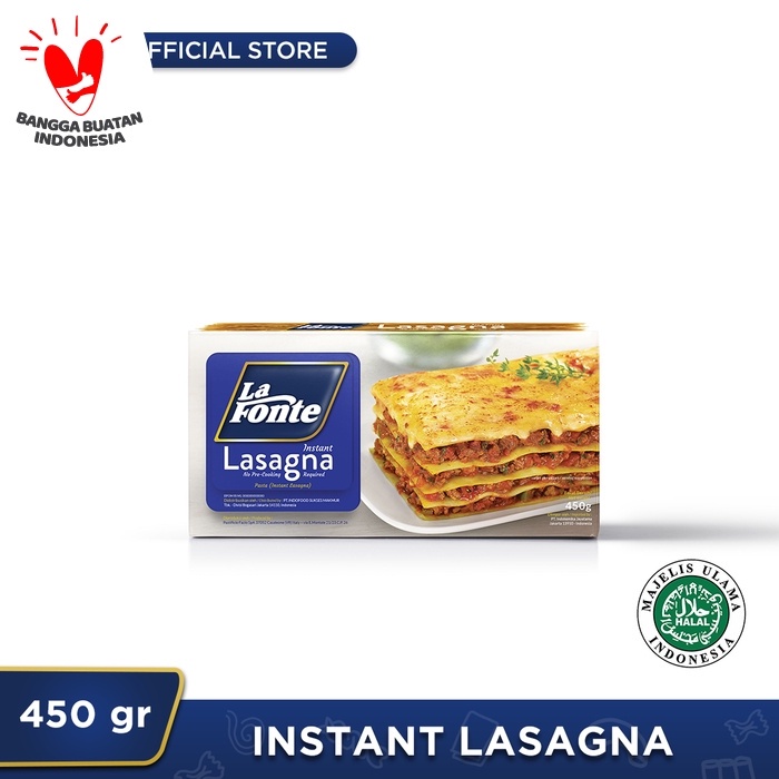 

PASTA-ANEKA- 1 PC - LA FONTE LASAGNA 450GR -ANEKA-PASTA.
