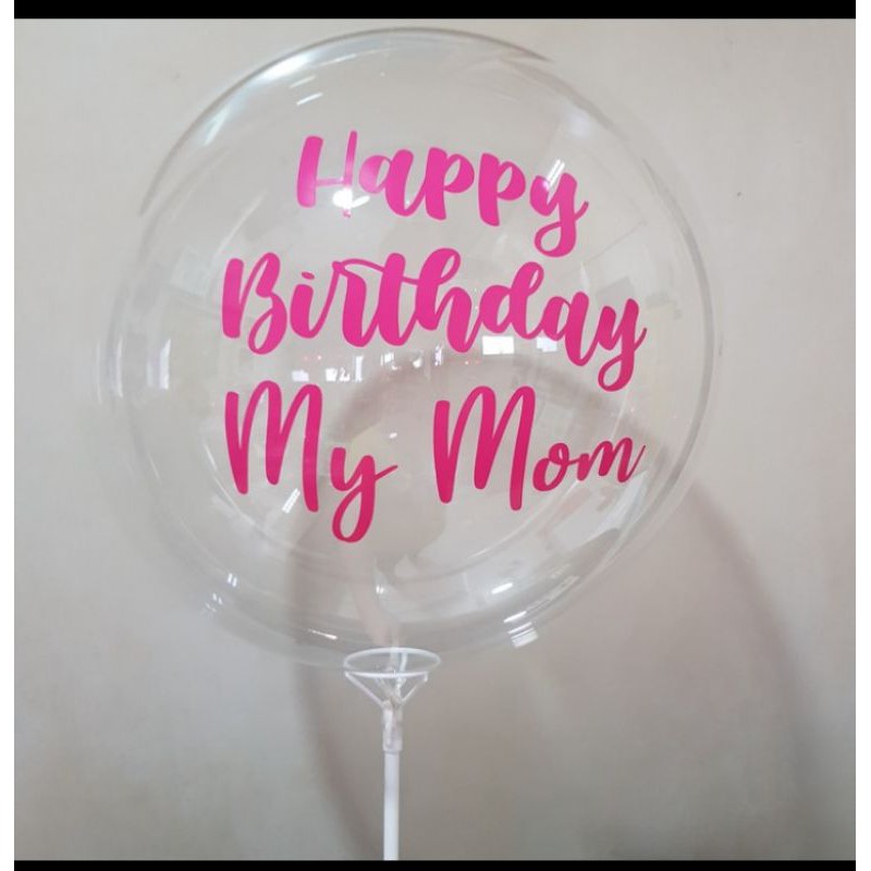 Sticker Balon PVC Happy Birthday