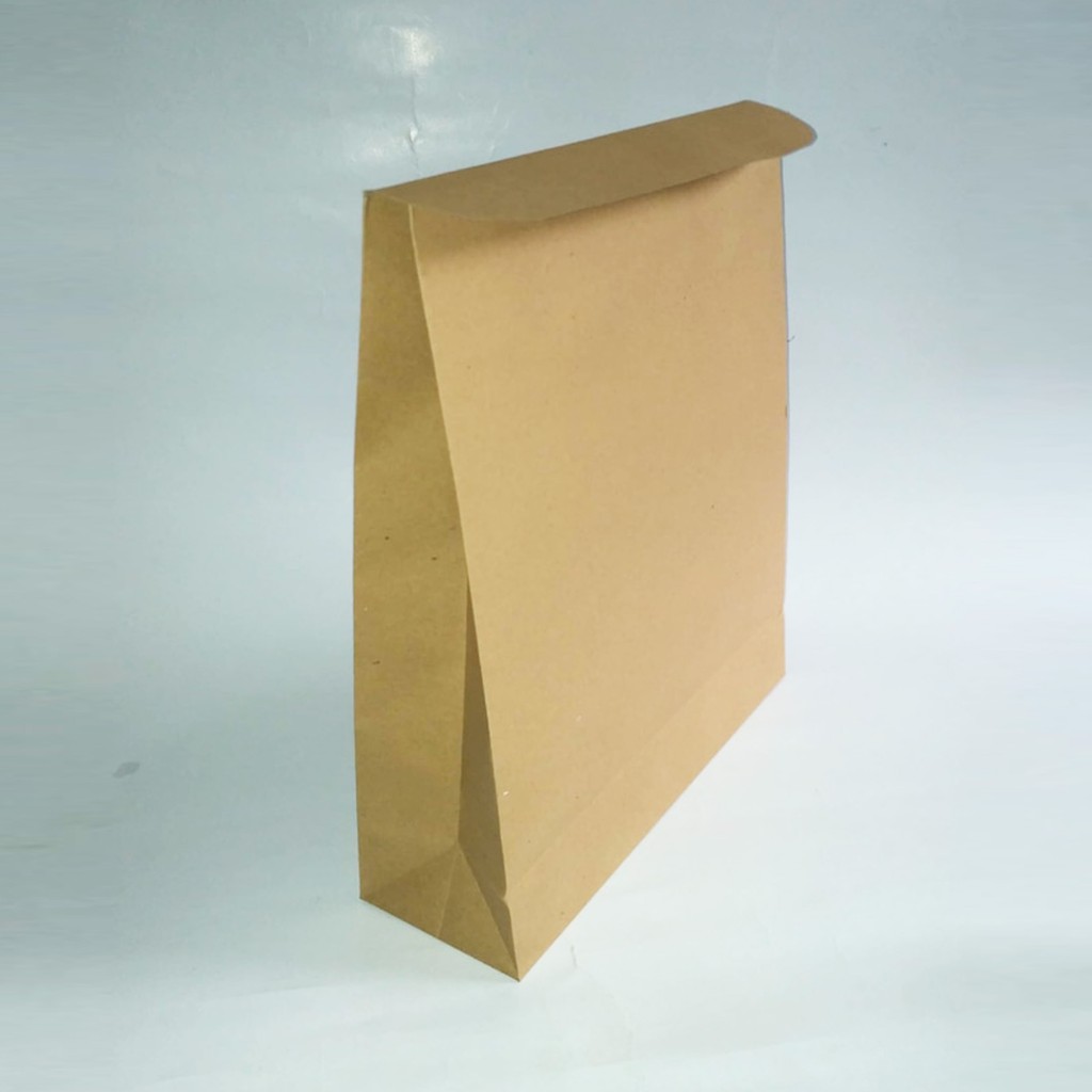 

Paperbag Amplop, Tas Kertas Amplop polos kraft coklat ukuran 22x7x24