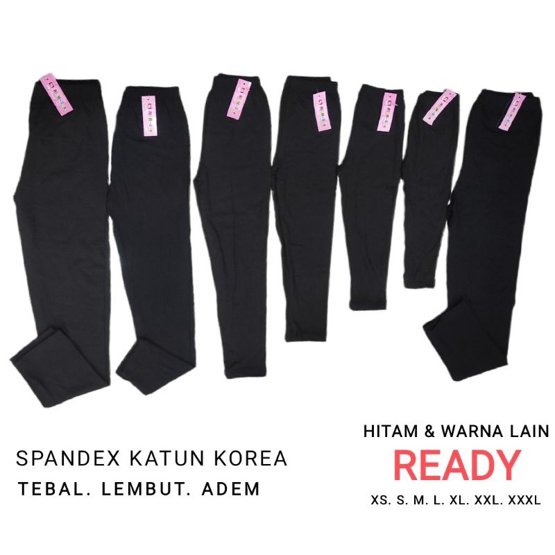 Legging Spandex Katun Korea PREMIUM - Anak USIA 0 BLN ~ 12 TAHUN  - Tebal Lembut Adem Elastis Nyaman Dipakai - Legging Panjang Anak Murah dan Bagus