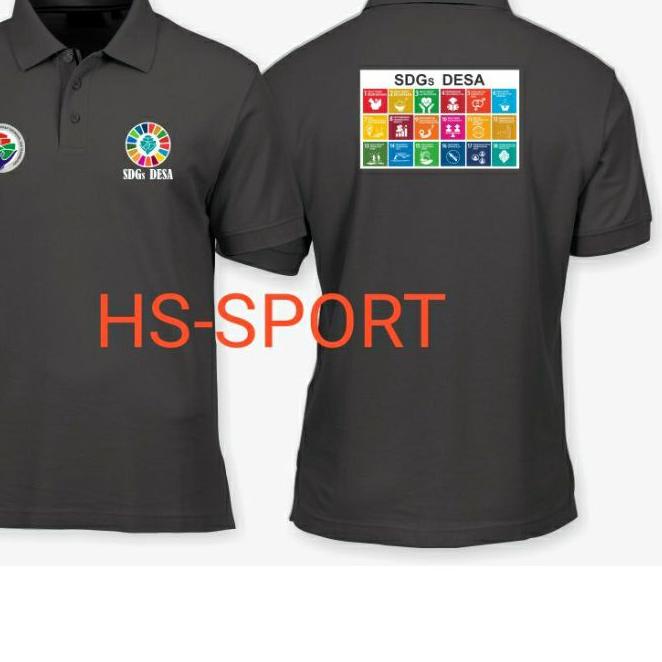 ☑ POLO SDGS DESA BAJU SDGS + nama desa full sablon BAJU SDGS DESA ♬