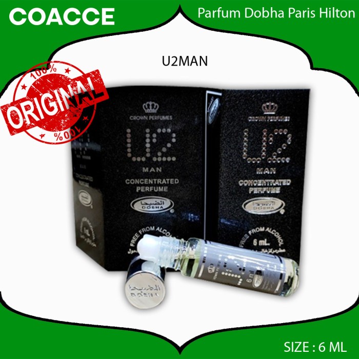 MINYAK WANGI NON ALKOHOL DOBHA 6ML SULTAN OUD I MINIMAL 6 PC