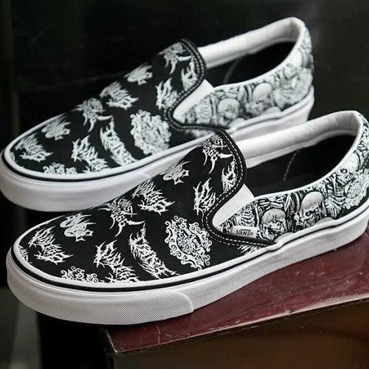 Vans Slip On Forgotten Bones - 39 Iramastore22