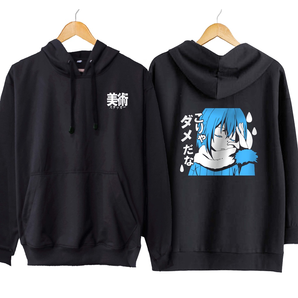 Jaket hoodie jumper anime sticker RIMURU - TENSEI SHITARA SLIME DATTA KEN material cotton fleece