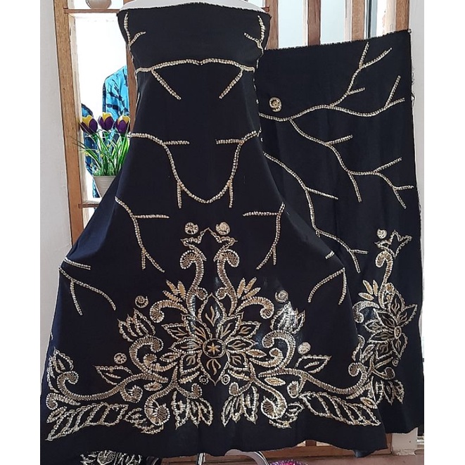 Sasirangan Bordir Banjarmasin Kain Kaen Katun Jumputan Wanita Pria Premium Uk 2M X 1,10 M Cocok Untu