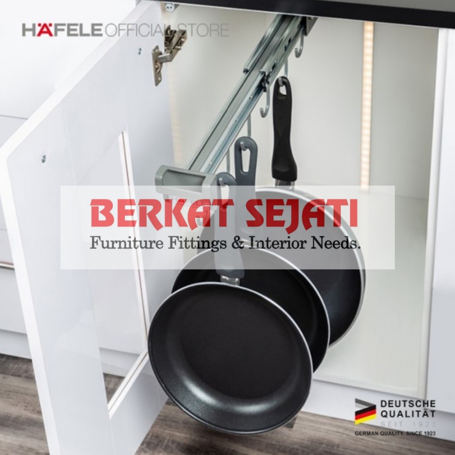 Jual HAFELE Pan Hanger Rel Gantungan Panci Wajan Kuali Tarik Dorong