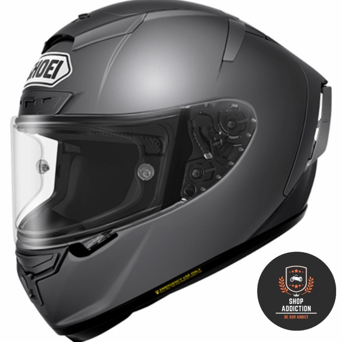 SHOEI X-FOURTEEN MATT DEEP GREY HELM FULL FACE | ORIGINAL | SNI X-14