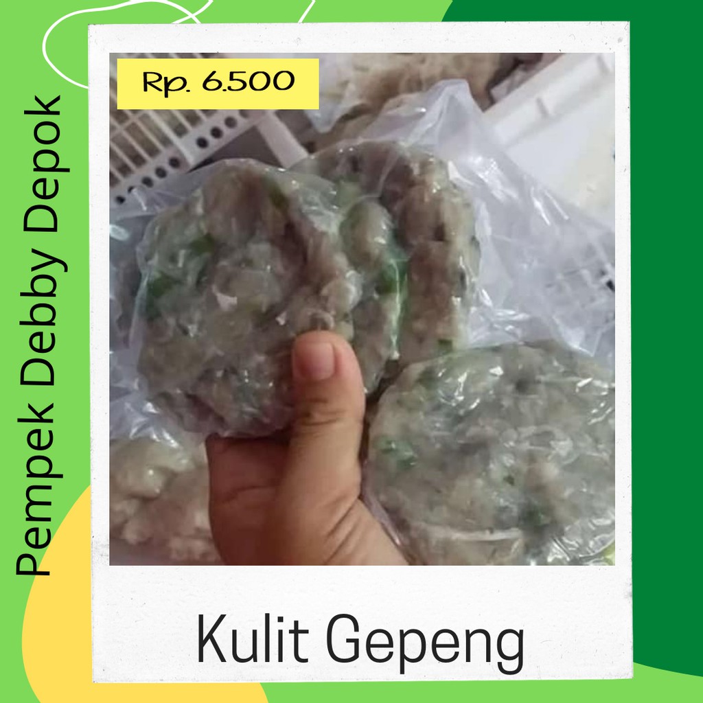 

Pempek Debby Depok | Pempek Kulit Gepeng Satuan |Mpek Mpek Palembang|Empek empek Frozen Food Halal