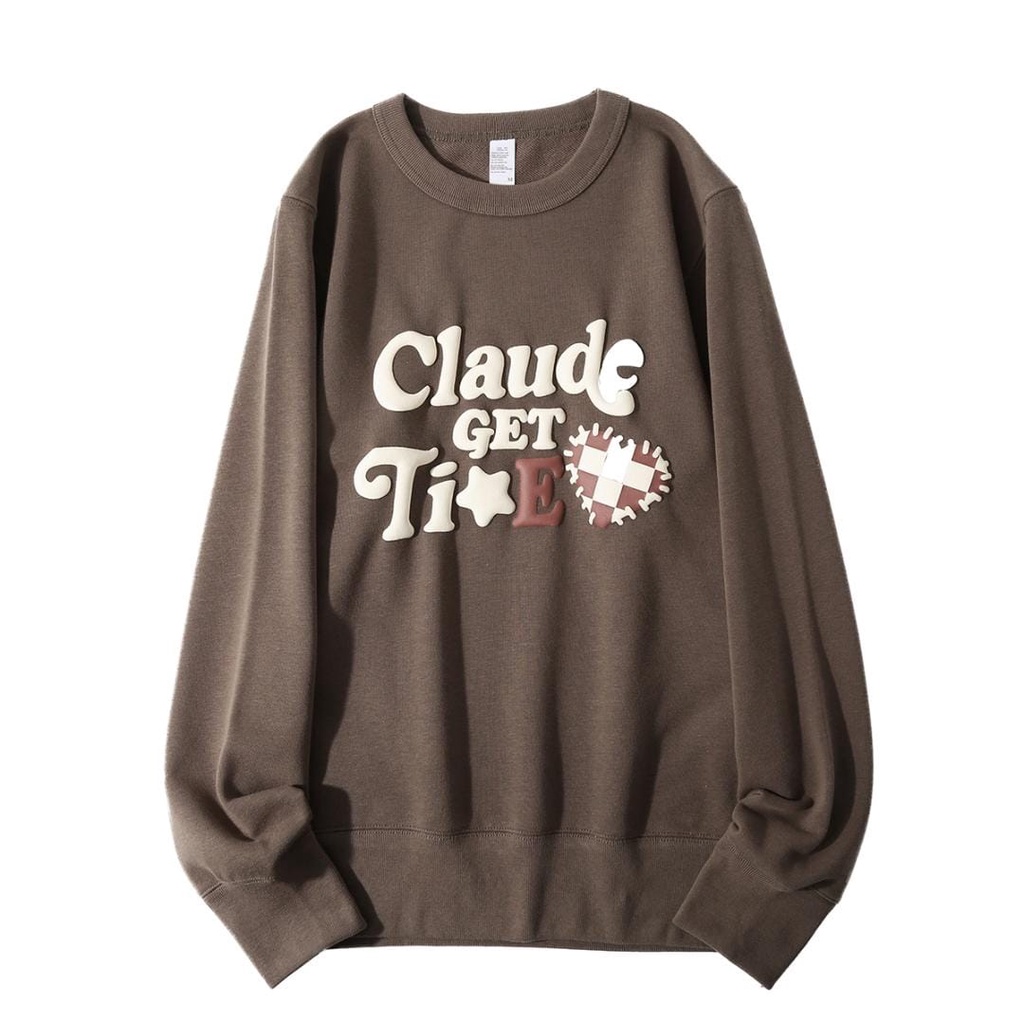 CLAUDE GET TIE SWEATER CREWNECK FLEECE IC