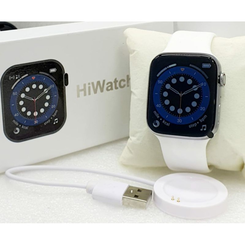 Jam tangan Smartwatch Fullscreen T500+ plus hiwatch 6