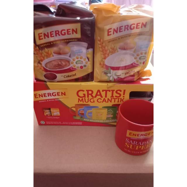 Energen Sereal + Mug cantik