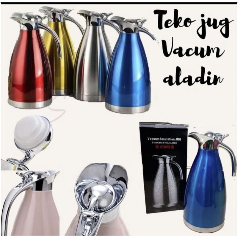 Teko Aladin stainless  vacuum jug 2 liter