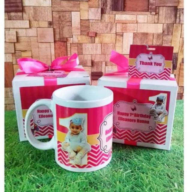 Souvenir mug/custom mug/Mug ultah/hampers