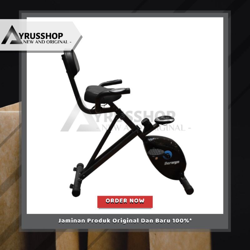Sepeda Statis Adjustable EZ Bike/Sandaran/BERWYN/Alat Olahraga/Fitness/Gym