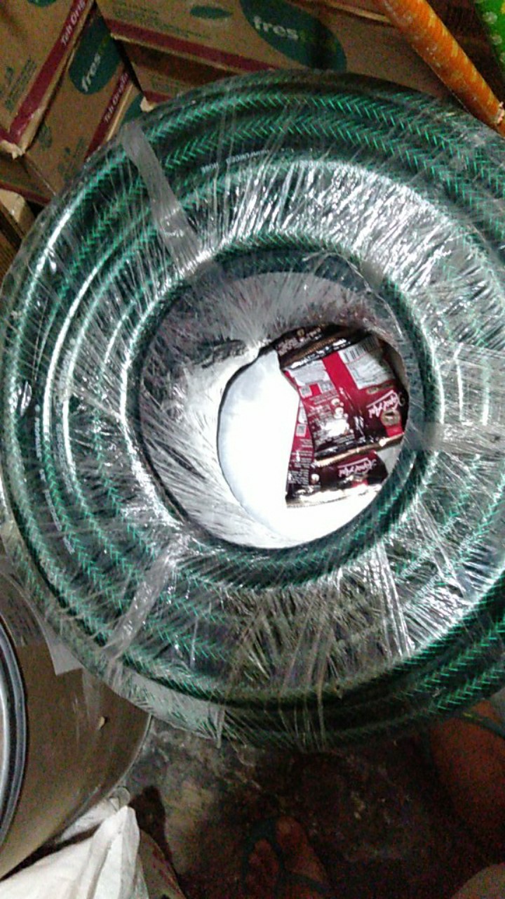 Selang Air Benang Hijau Rhinoceros 5/8 50meter Selang Air Taman Selang Air Elastis