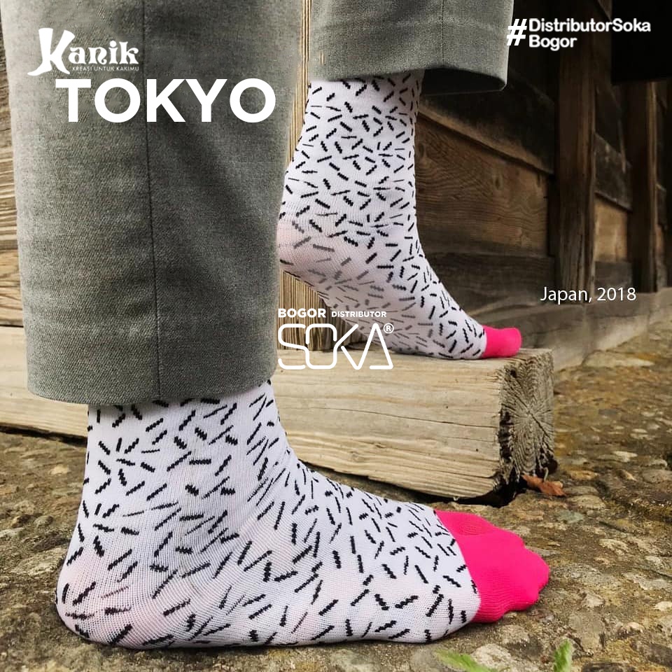 Kanik Japan Series Tokyo - Kaos Kaki Jempol Motif