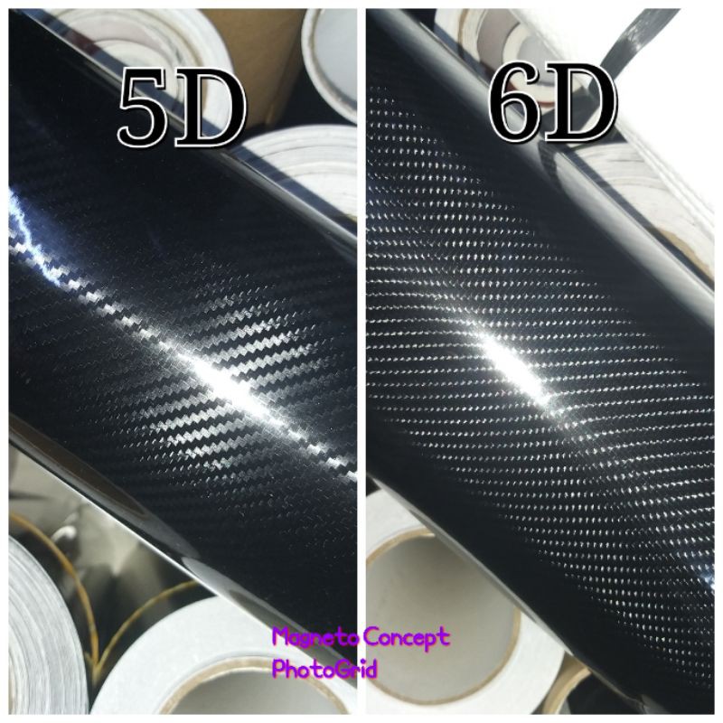 Jual L 150 Cm X P 50 Cm Sticker Skotlet Carbon 6d Karbon 5d Kap Mesin