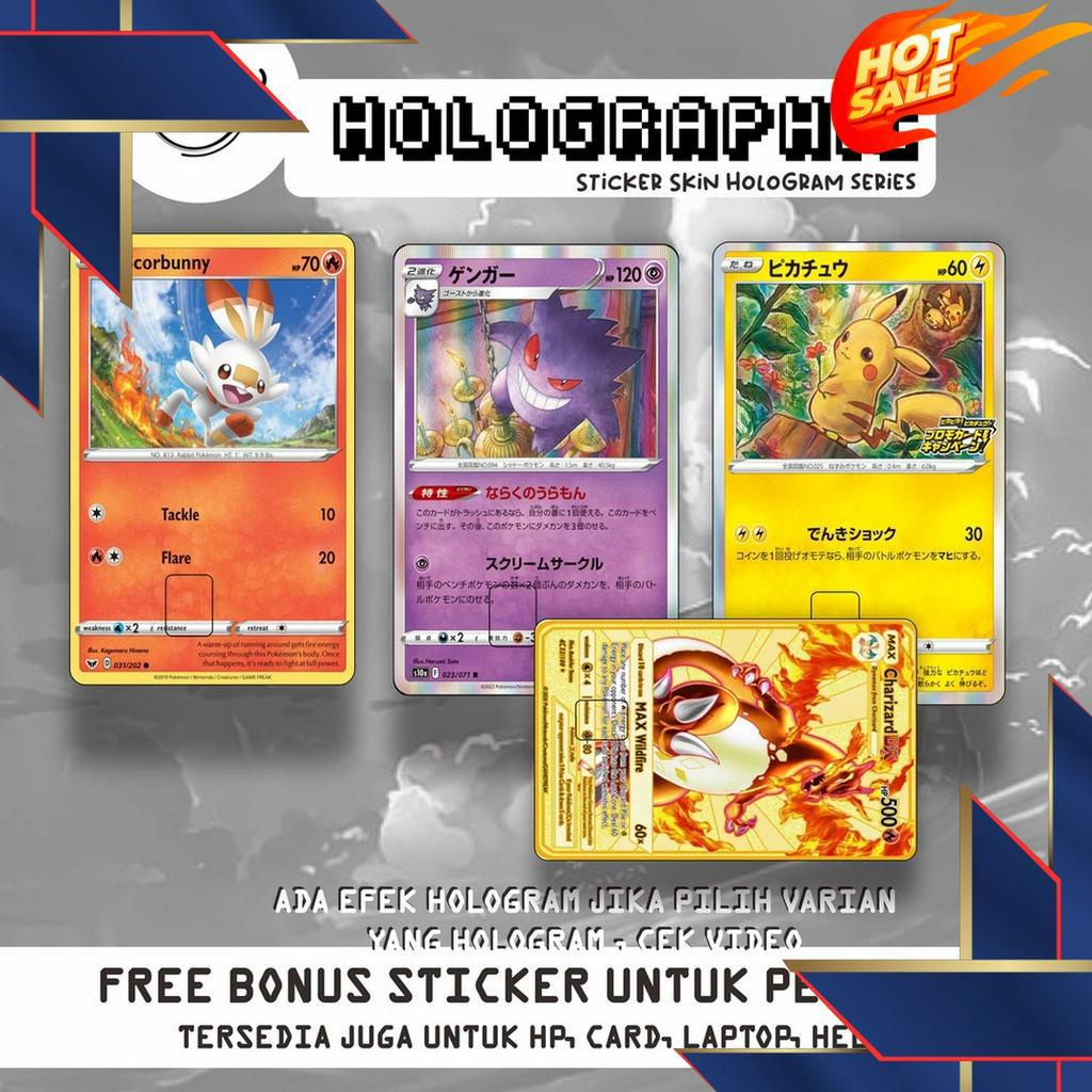 

PROMO SEMANGAT Sticker Kartu Atm Skin Card HOLOGRAM poke flazz emoney dll BIsa custom