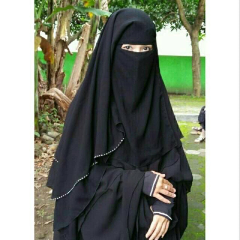 Jual Niqab Yaman 2 Layer Manik Niqab Yaman Temboro Shopee Indonesia 5262