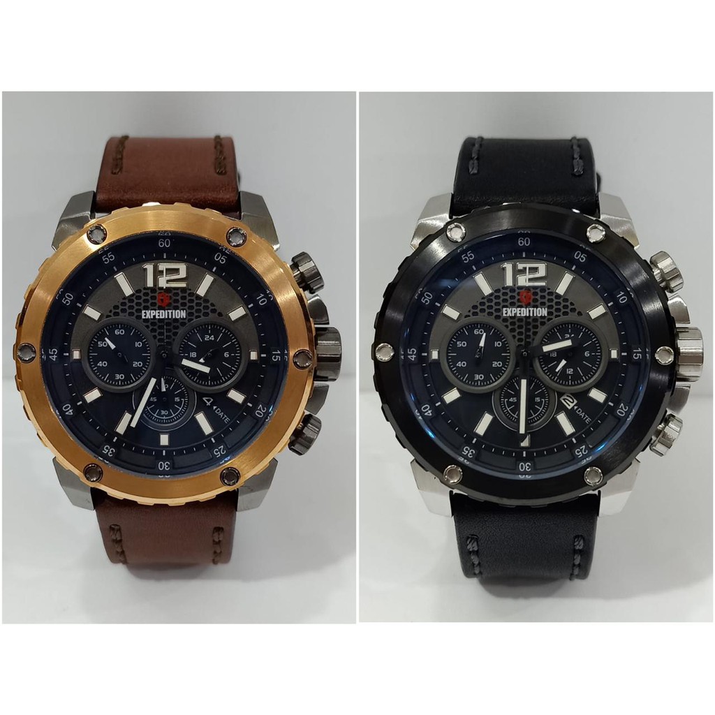 Jam Sport Pria Expedition E6767 E 6767 E6767M Original Garansi Resmi Free Baterai Cadangan