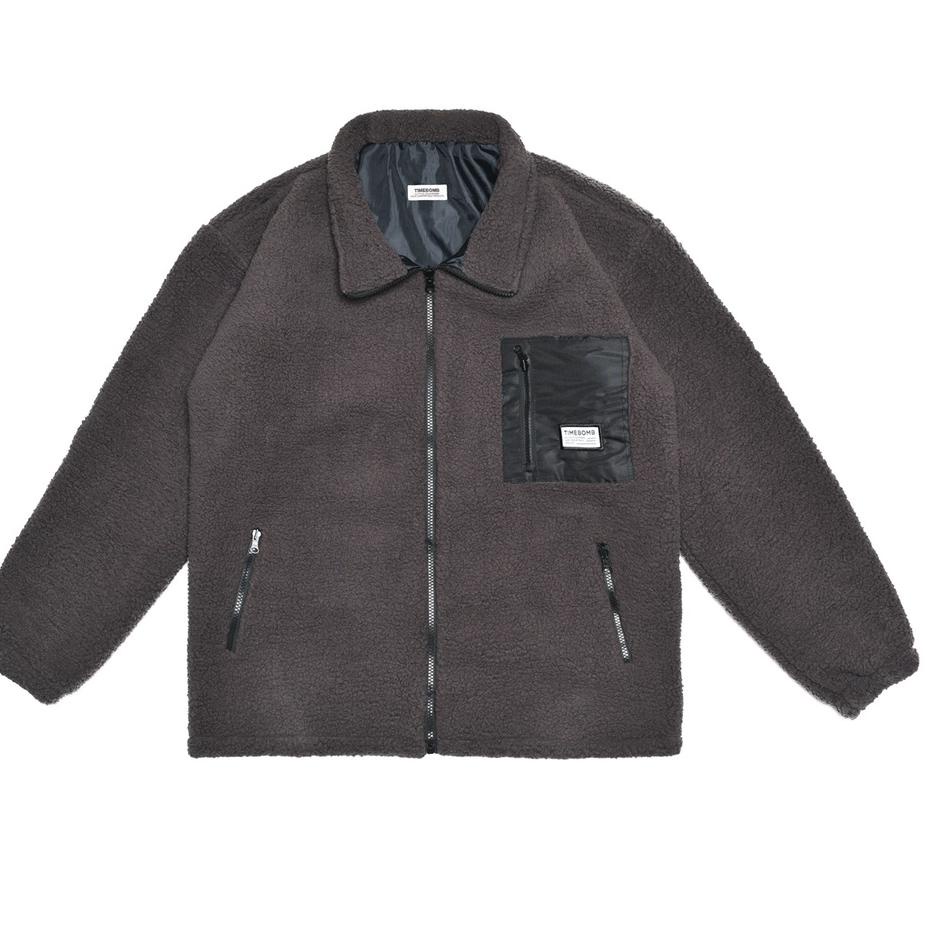 Terbaru.. TIMEBOMB | SHERPA JACKET | NEGATIVE GREY