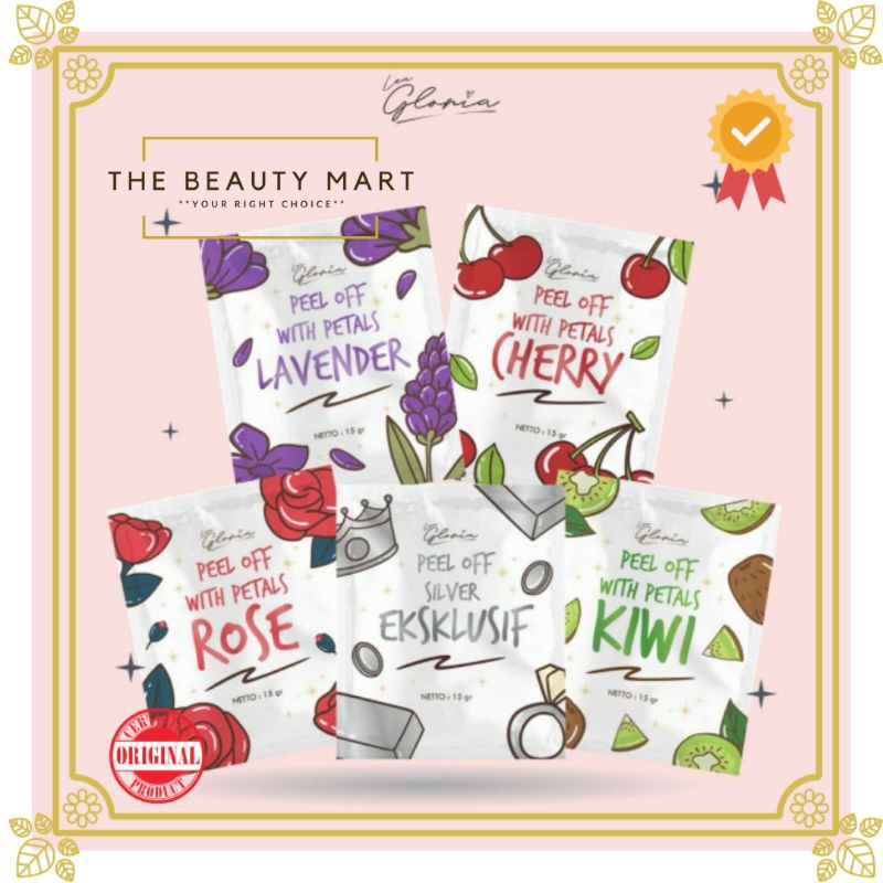 Peel Off Mask Petals By Lea Gloria 15 gram