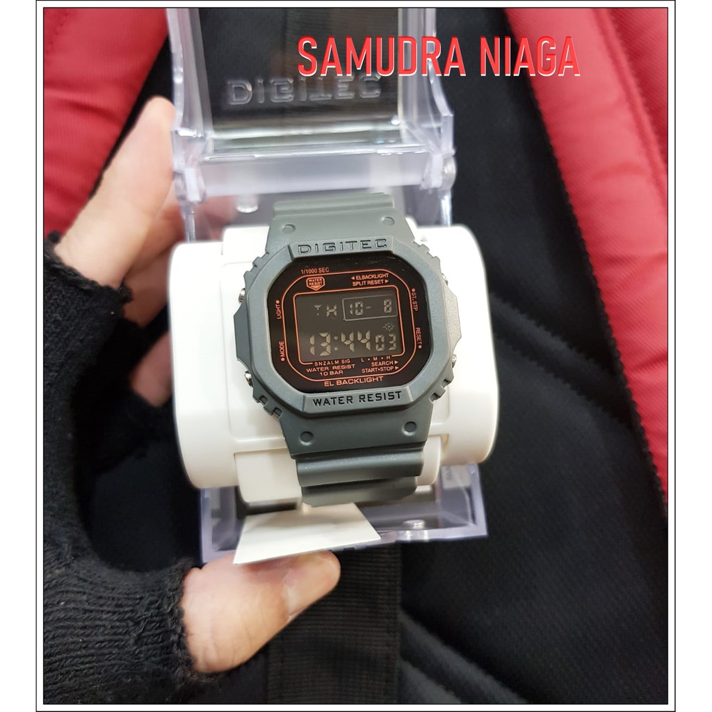 Jam Tangan Pria Digitec Digital MDG-6024T Original