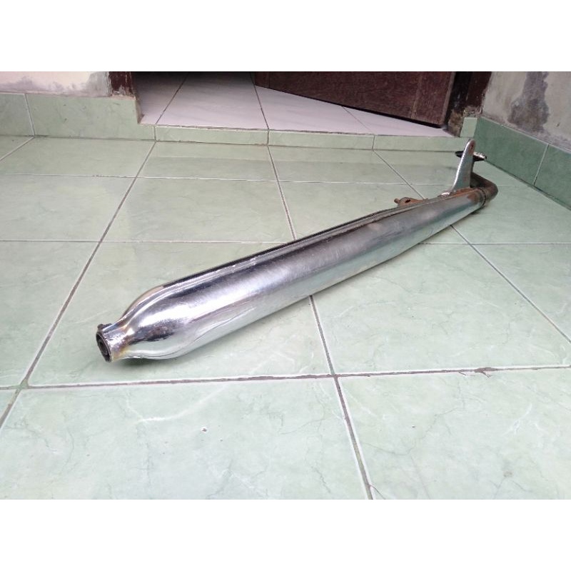 Knalpot Muffler Yamaha V75 V80 Original Second