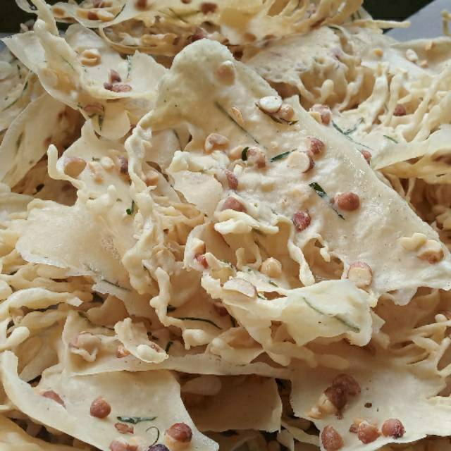 

Peyek kacang, peyek udang rebon