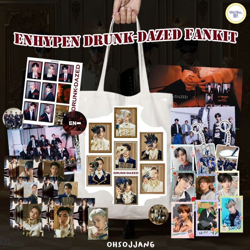 ENHYPEN DRUNK DAZED FANKIT PAKET LENGKAP PACK