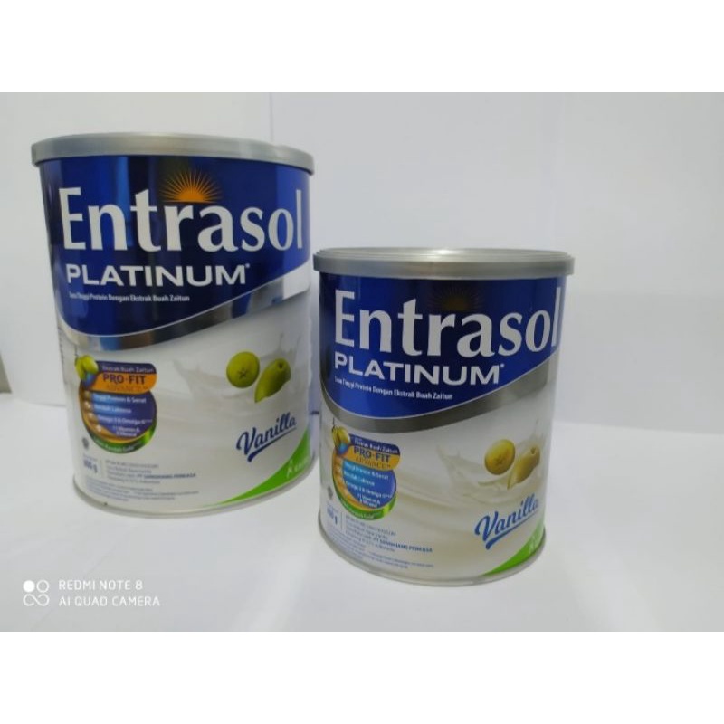 

Entrasol Platinum vanilla 400gr