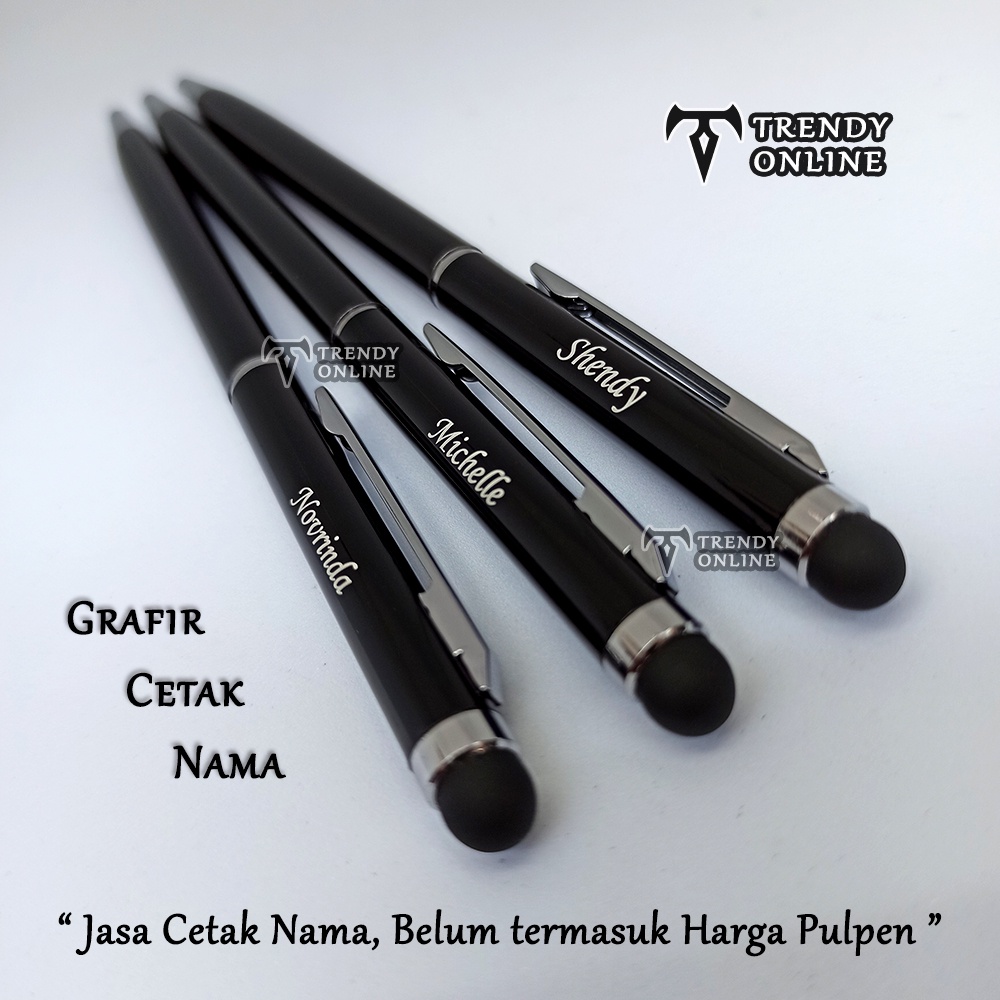 

GRAFIR Pulpen | JASA Cetak Nama Pulpen SATUAN, Gravir Pulpen Zippo Termos jam tangan, Pen Promosi, Custom Grafir Pulpen