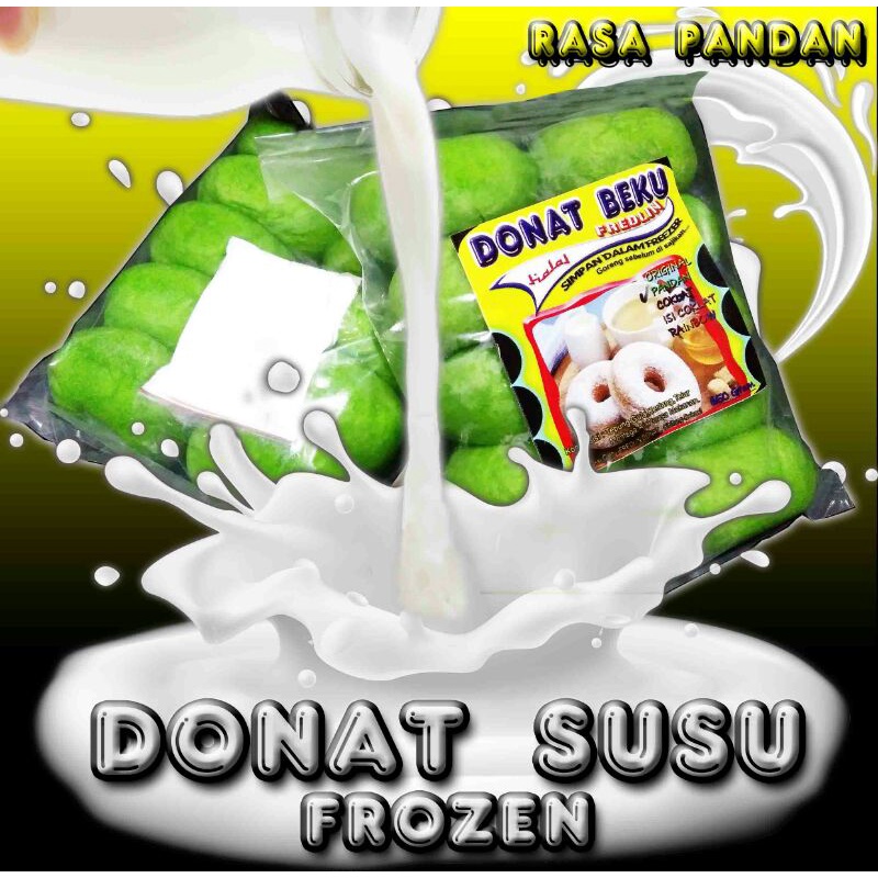 

DONAT SUSU FROZEN / DONAT BEKU FREDLIN (Pandan)