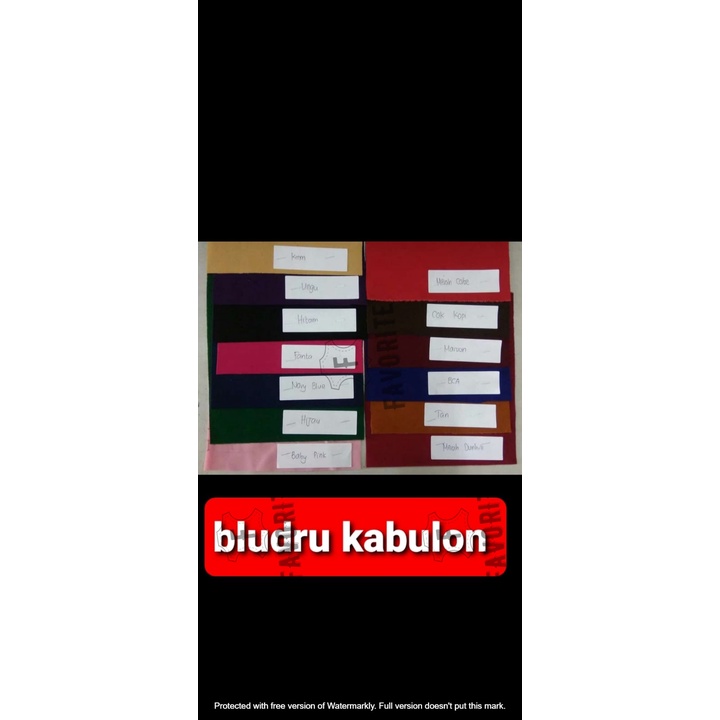 BULU TAIWAN BLUDRU KABULON DHL DHR HARGA PERMETER 100CM X 150CM