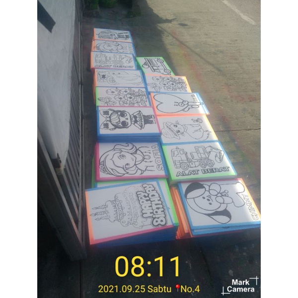 

media mewarnai paket 100 lembar
