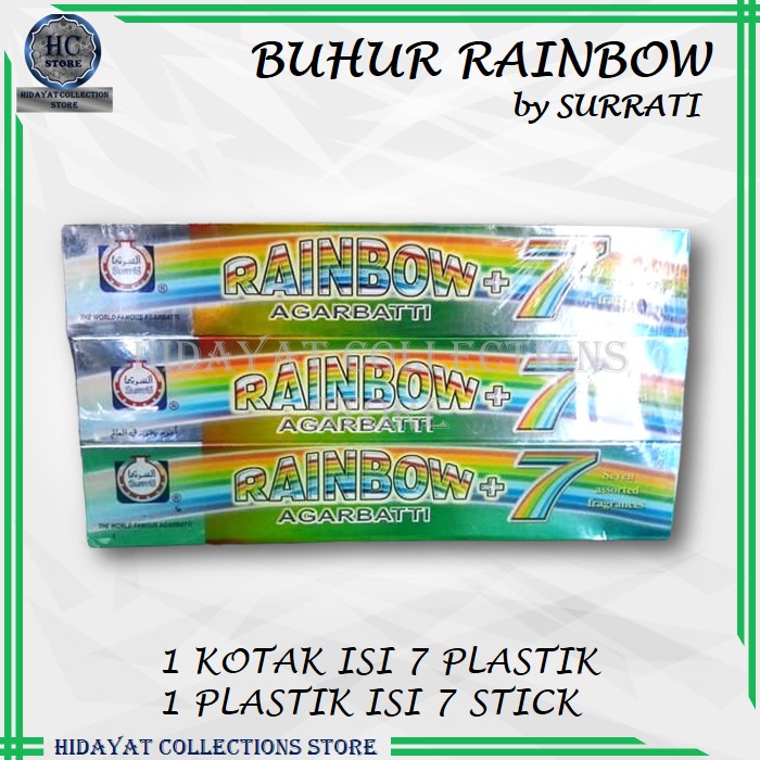Dupa Rainbow Agarbati Buhur Stick Dupa Stick Rainbow Aggarbati Surrati