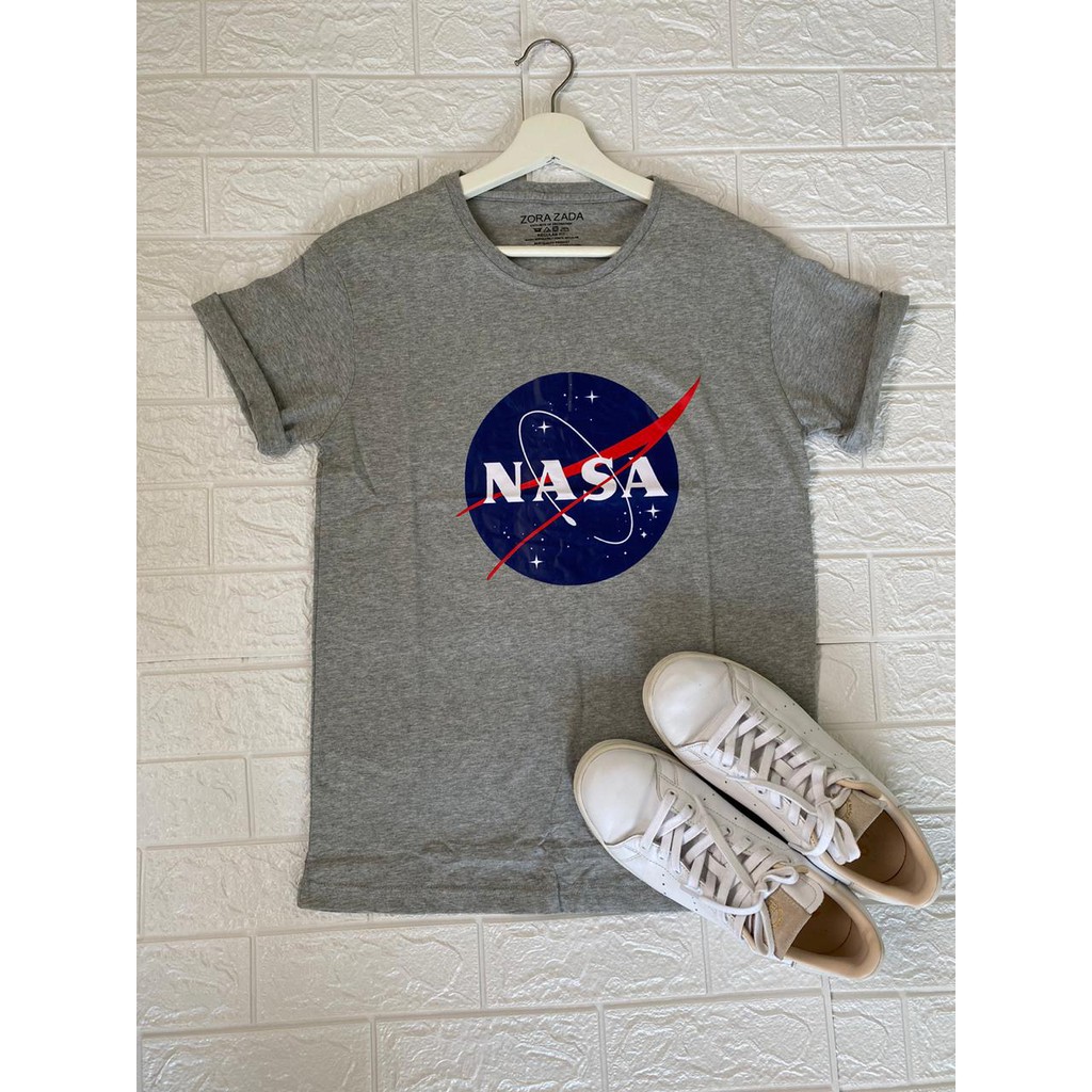 BAJU KAOS ATASAN DISTRO MOTIF NASA TSHIRT DISTRO KATUN COMBAD PREMIUM 4 WARNA