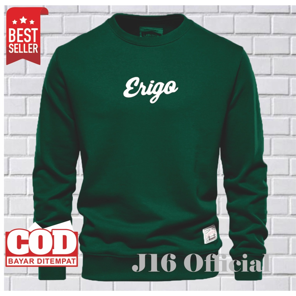 CREWNECK Sweater Oblong Pria Wanita Bahan Fleece Tebal Premium DISTRO