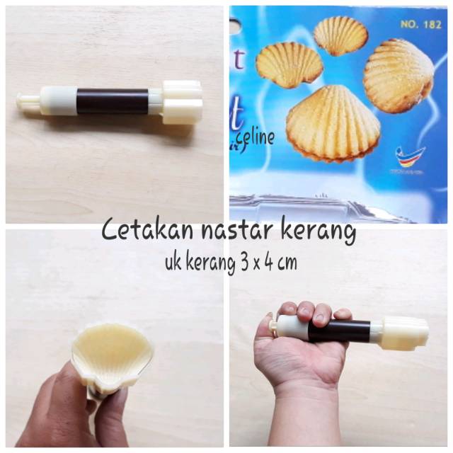 Cetakan Kue Nastar Kerang