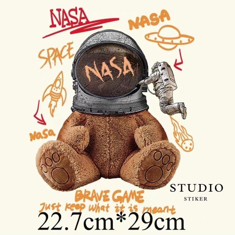 

[KODE PRODUK 6ELGQ9276] Stikerstudio - NASA Stiker Baju Setrika / Stiker Baju Katun / Kaos Jaket Pakaian