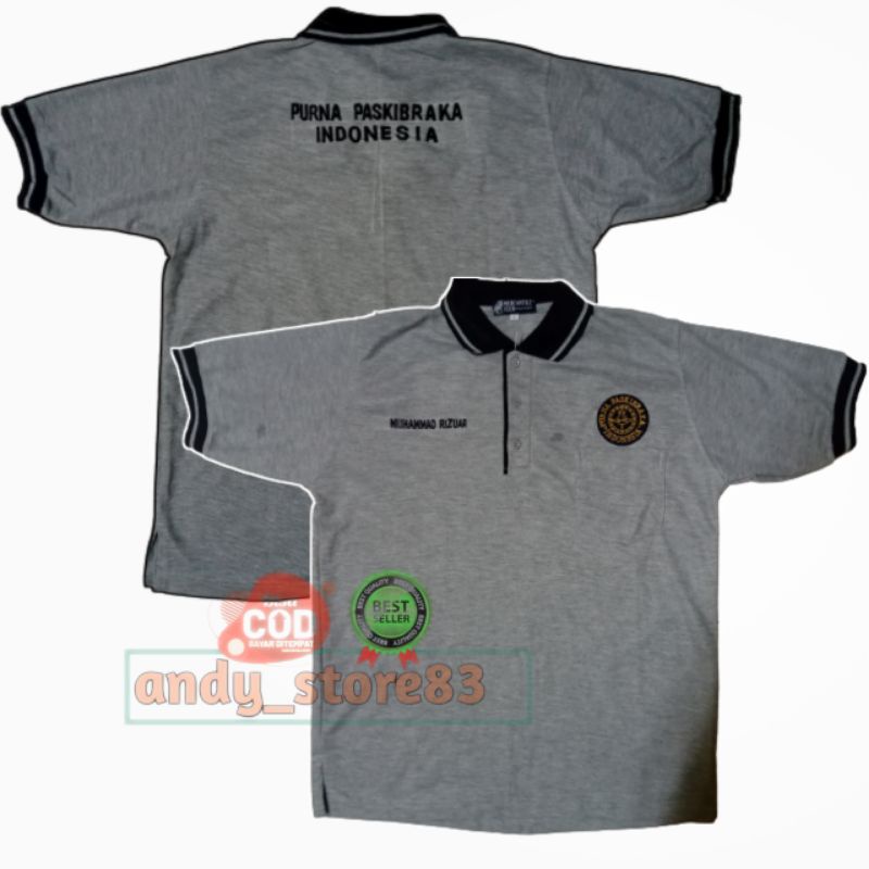 kaos (PPI) PURNA PASKIBRAKA INDONESIA tangan pendek