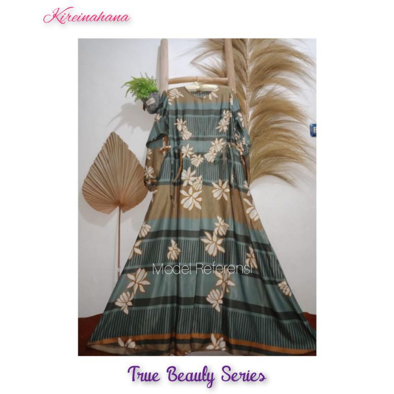 True Beauty, Gamis/Tunik maxmara Lux by Kireinahana, jahitan rumahan, homemade