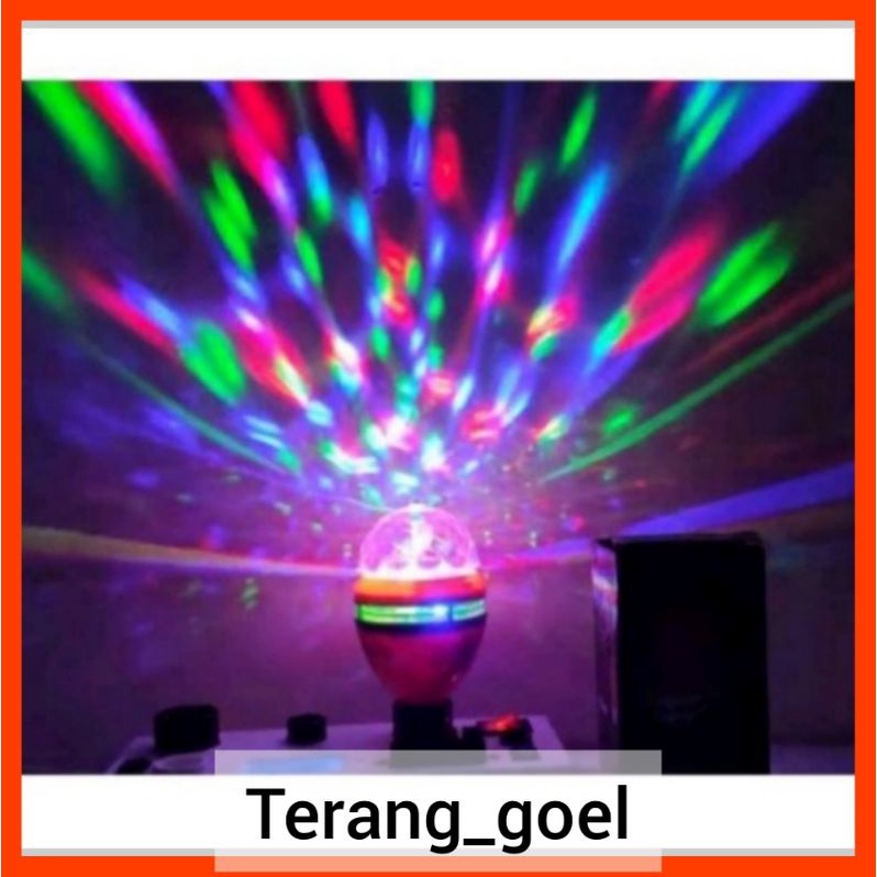 ENTER Lampu Disco Led 3 WATT  Warna RGBY // LAMPU DISCO LED WARNA WARNI ENTER