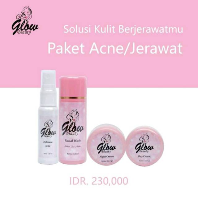 Glow Beauty Skincare Acne / Skincare Penghilang Jerawat
