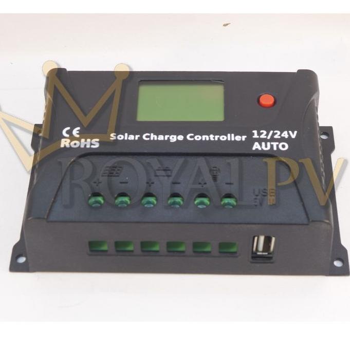 Solar Charge Controller Pwm Srne 20A 12V 24V Auto Solar Charge