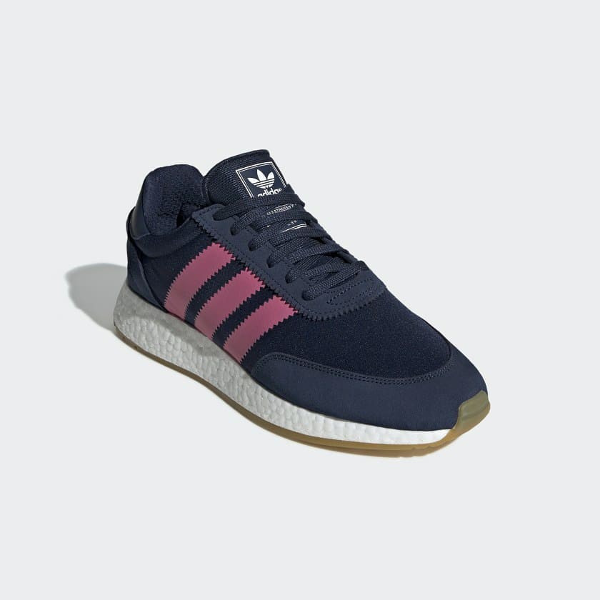 navy and pink adidas