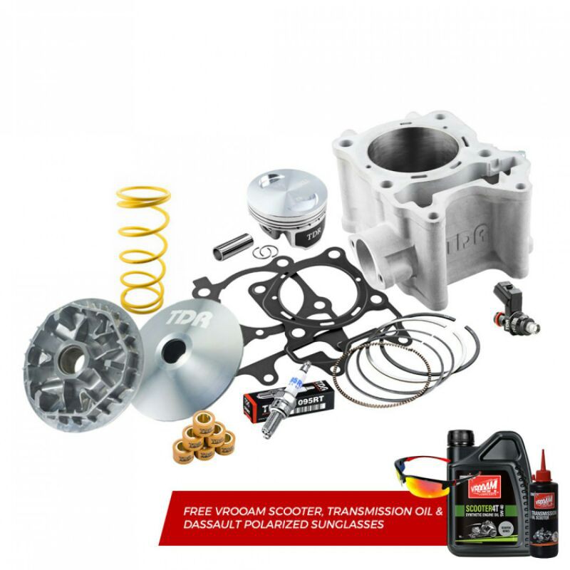 Paket Blok Bore Up Adv 150 / Pcx 150 TDR 62mm Original - Blok Seher TDR Adv 150/Pcx 150 Bore up Kit