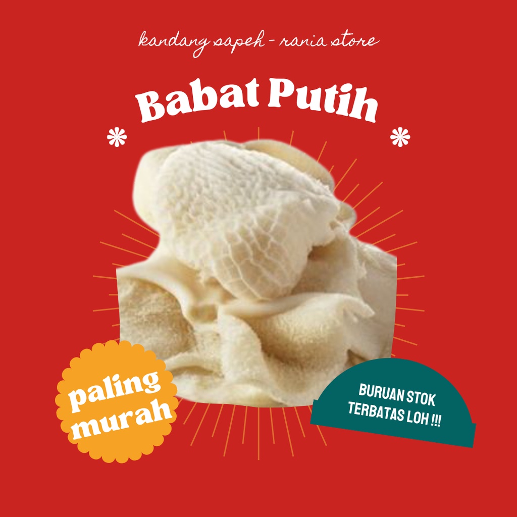 

babat putih (1000gr/500gr)
