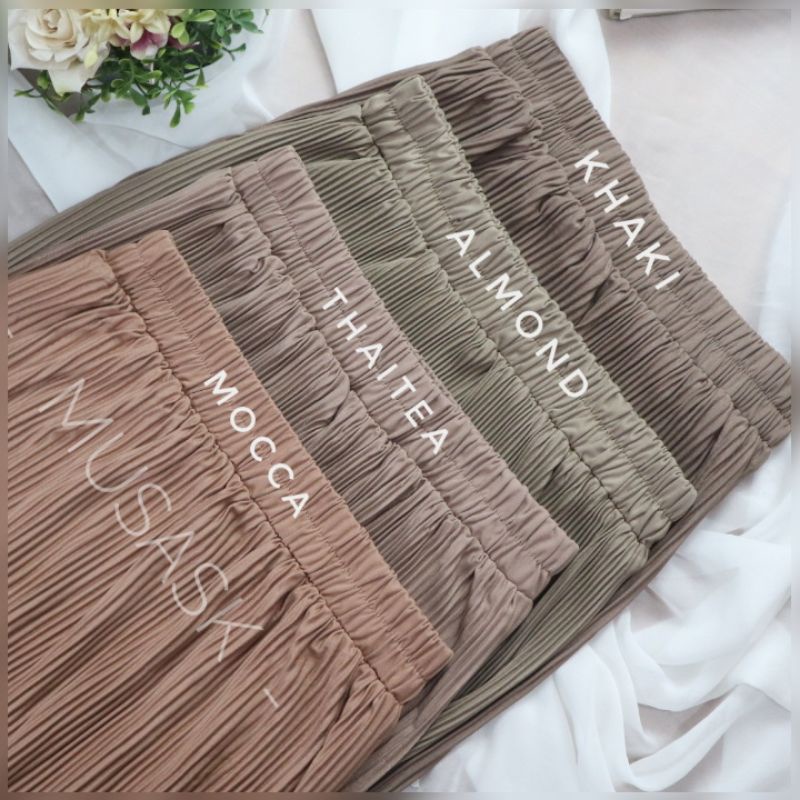 ROK SPAN PLISKET LIDI / ROK PLISKET SPAN / KODE 08